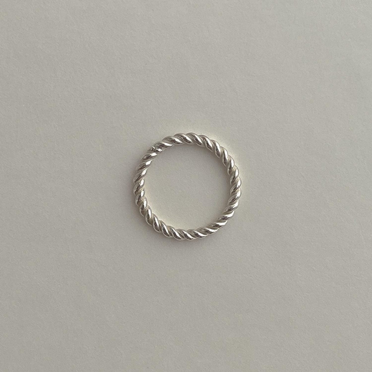 3mm Twisted Rope Band Ring