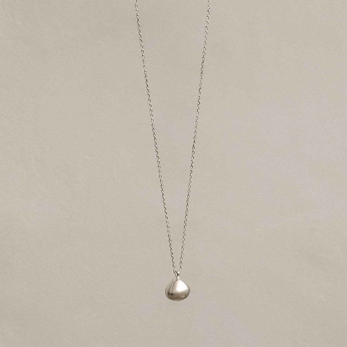 Organic Small Pebble Drop Necklace