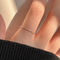 Diamond-Cut 1mm Stacking Ring