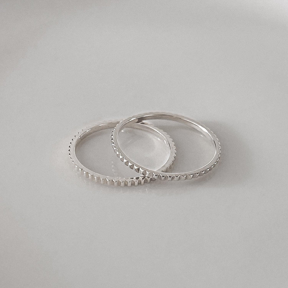 Linear Cut Band Ring