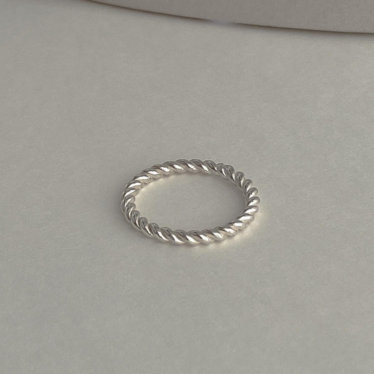 3mm Twisted Rope Band Ring
