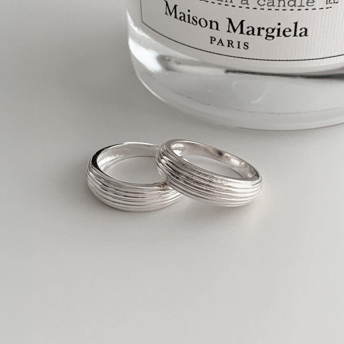 Ribbed Dome Band Ring
