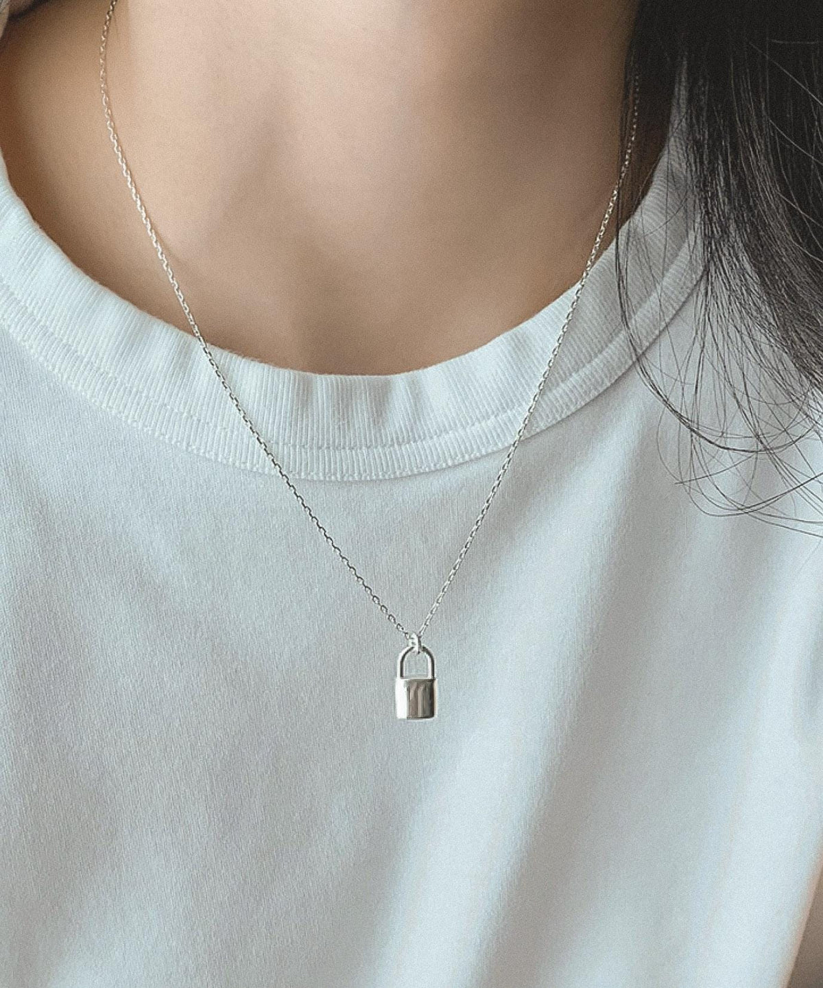 Lock Pendant Necklace