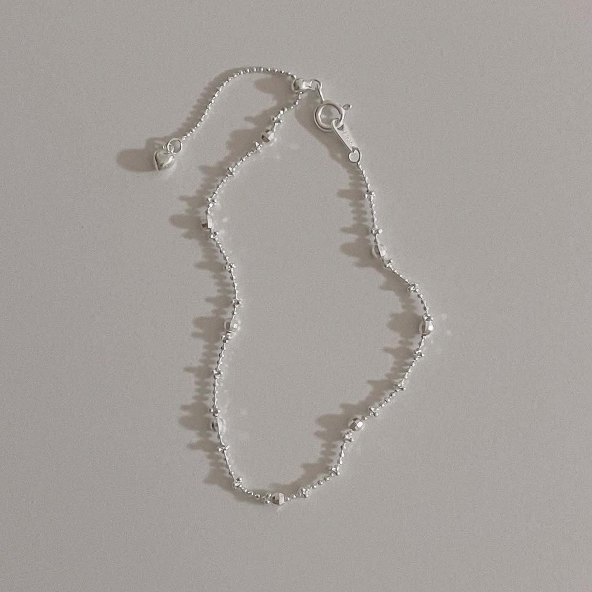 Dainty Cut Bead Bracelet