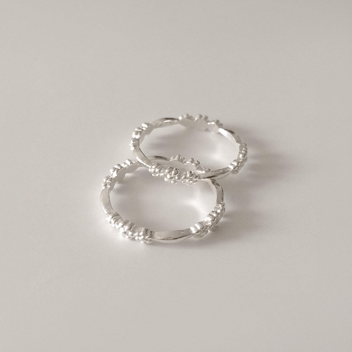Dainty Flower Stacking Ring
