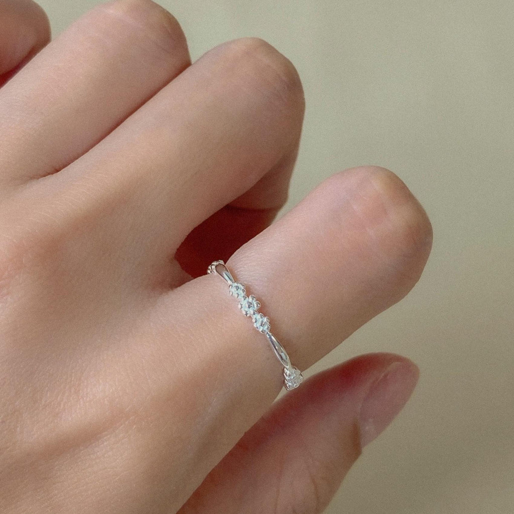 Dainty Flower Stacking Ring