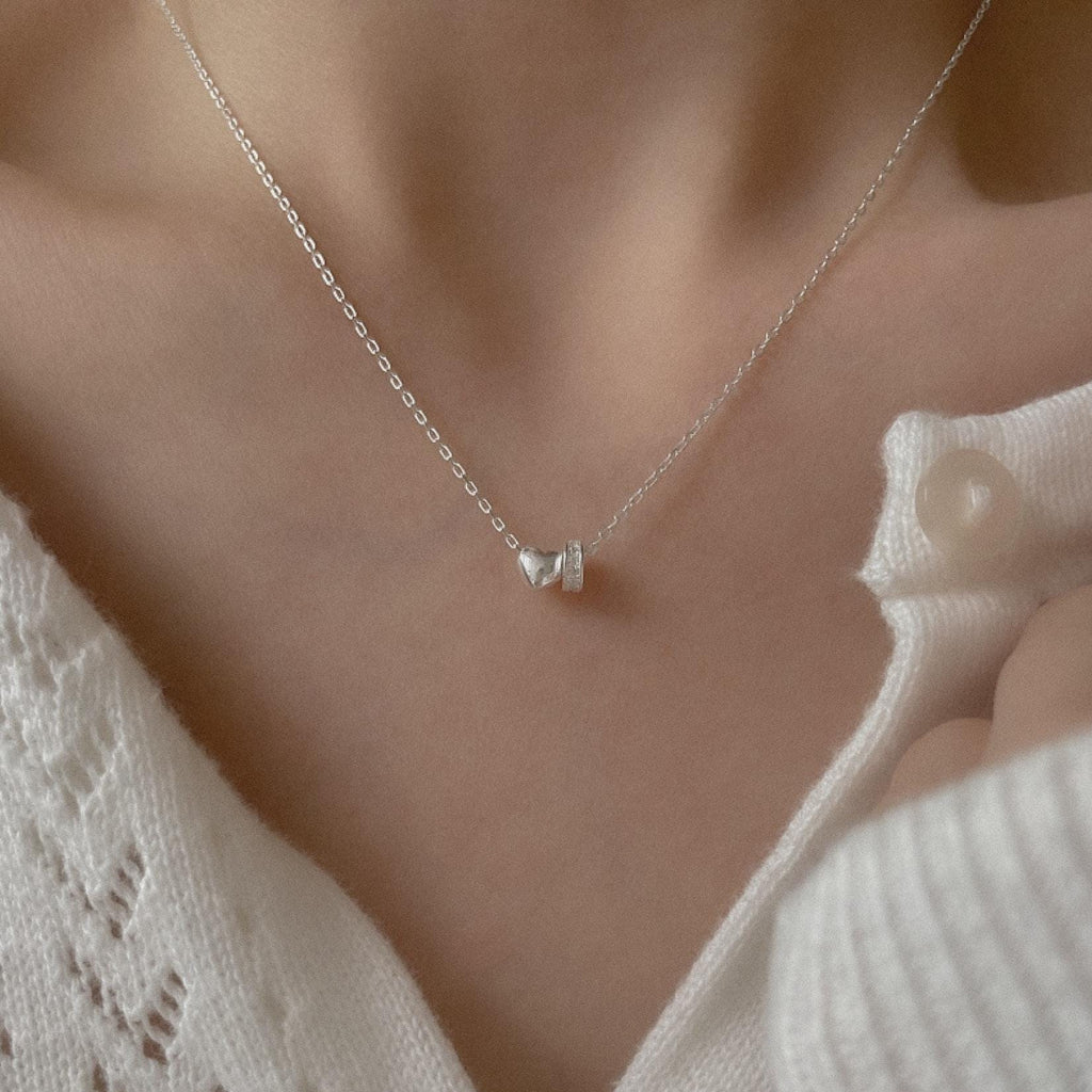 Double Charm Heart Necklace