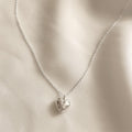 CZ Star Heart Pendant Necklace