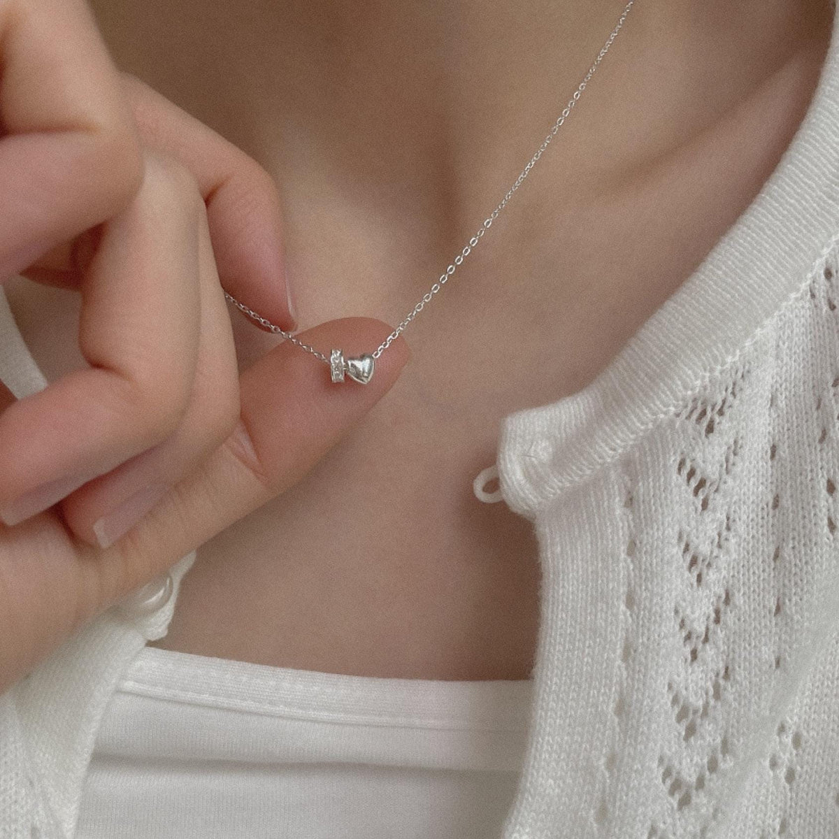 Double Charm Heart Necklace