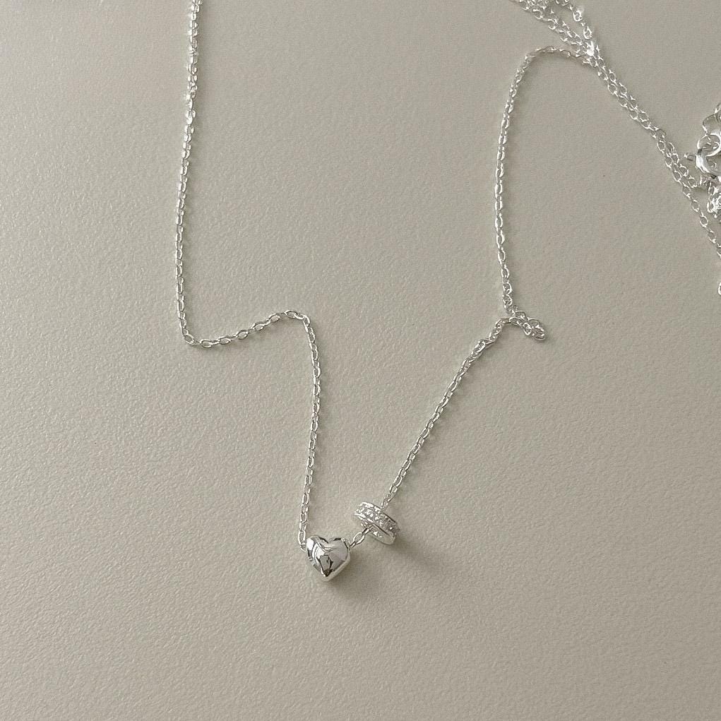 Double Charm Heart Necklace