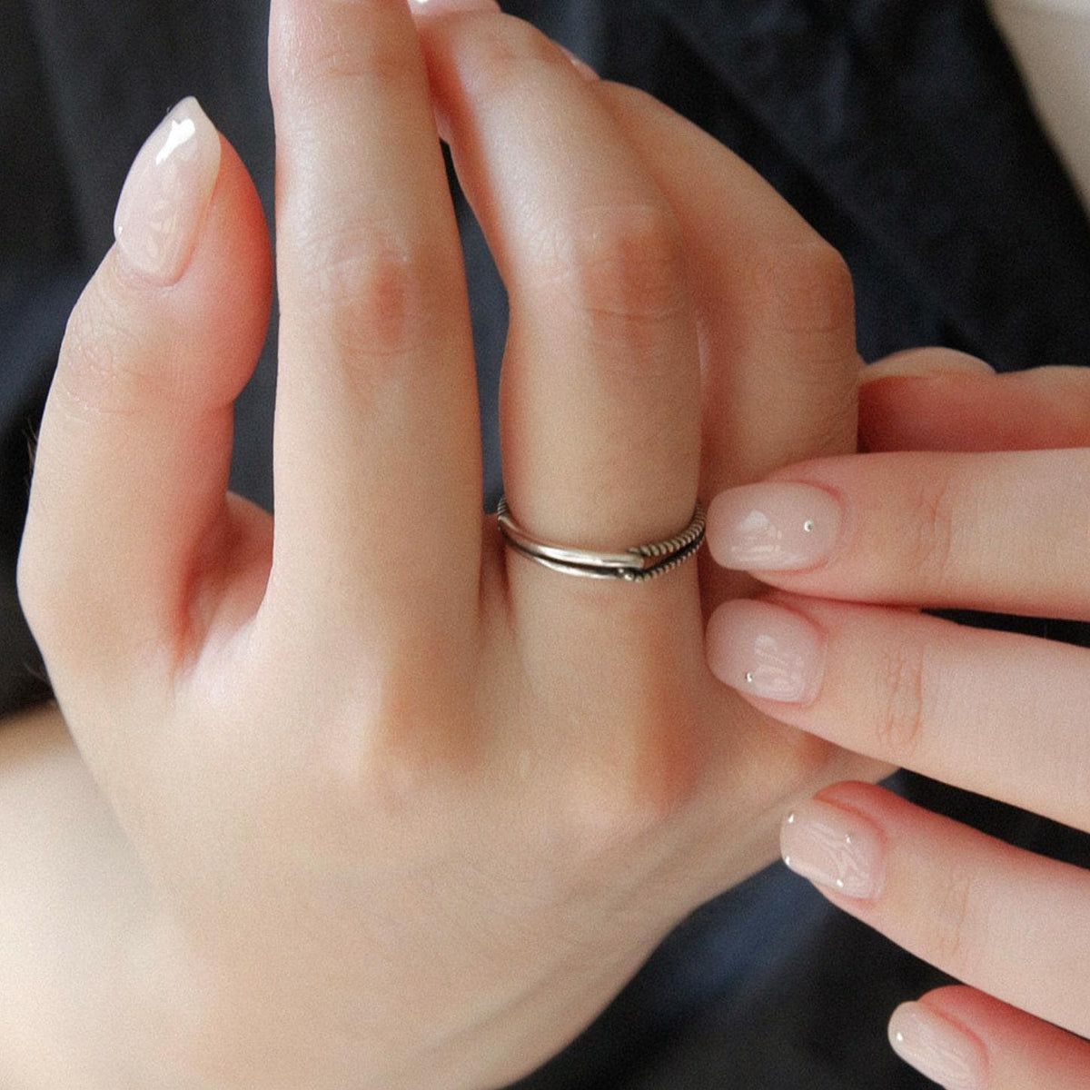 Twist & Smooth Band Ring