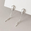 Ribbon Tassel Drop Earrings
