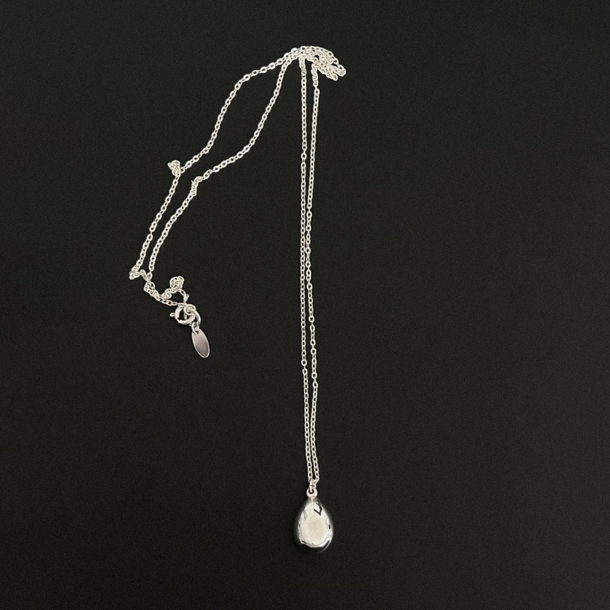 Long Teardrop Pendant Necklace