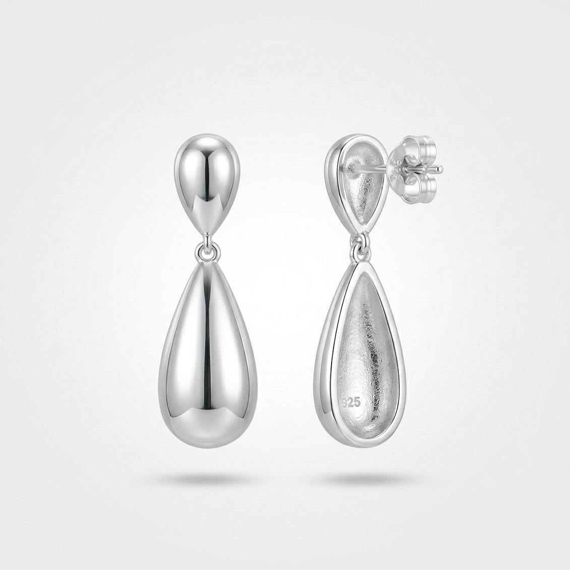 Bold Teardrop Drop Earrings