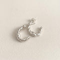 Bold Twist Hoop Earrings